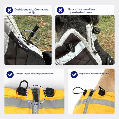 Vista 9 de FUAMEY Abrigo para perros pequeños, chaqueta de invierno de forro polar