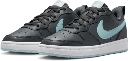 Vista 2 de Nike Boy Court Borough Low 2, gris hierroocéano Bliss-blanco, 6 M EE. UU, Gris