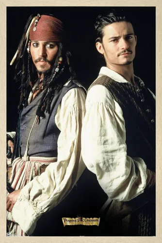 Vista 14 de Trends International Disney Pirates of the Caribbean: The Curse of the Black Pearl - Póster de pared dúo, 14.725 x 22.375 pulgadas, versión