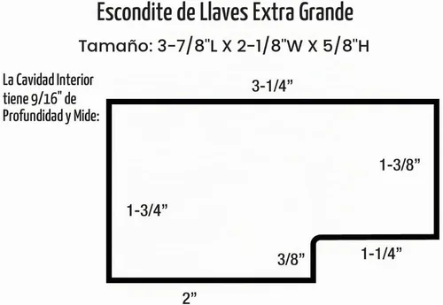 Vista 4 de Lucky Line - Ocultador de Llave magnético