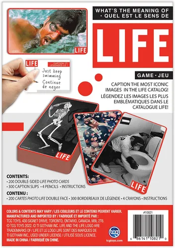 Vista 7 de TCG Toys Life Brand - ¿Cuál es el significado de la vida? El ingenioso e inteligente juego de titulares! Este divertido juego de fiesta multijugador