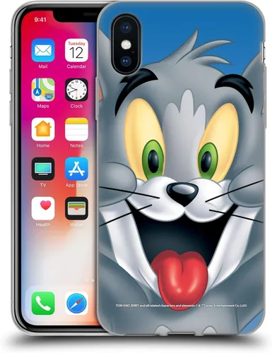 Vista 59 de Head Case Designs Funda de gel de cara completa con licencia oficial de Tom y Jerry Jerry [protección de grado militar] compatible con Apple iPhone