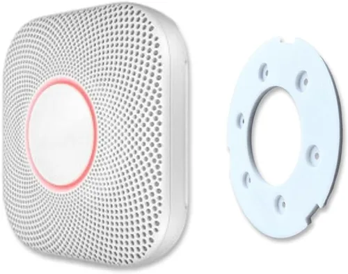 Vista 2 de Placa de montaje de repuesto para Google Nest Detector/Protector Gen2, pieza de repuesto para alarma de detector de humo Google Nest de 2ª