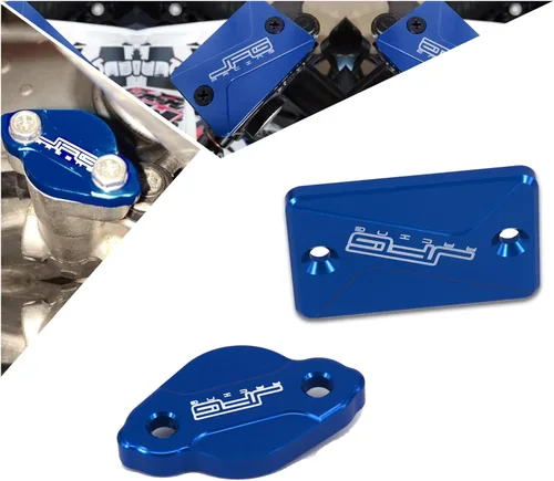 Vista 9 de Juego de Tapa CNC para Depósito de Líquido de Frenos Delantero y Trasero de Moto Compatible con YZ125 YZ250 YZ426F-450F 08-21 YZ250F 07-21 YZ125X