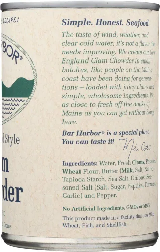 Vista 4 de Bar Harbor New England Style - Sopa de almejas de 15 oz (paquete de 36) 36