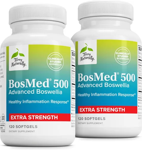 Vista 8 de Terry Naturally BosMed - Soporte articular y pulmonar - 120 unidades BosPure, Boswellia. Apoyo a la salud pulmonar, respiratoria y articular. 120