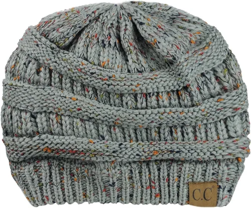 Vista 59 de C.C Trendy Warm Chunky Soft Stretch Cable Knit Beanie