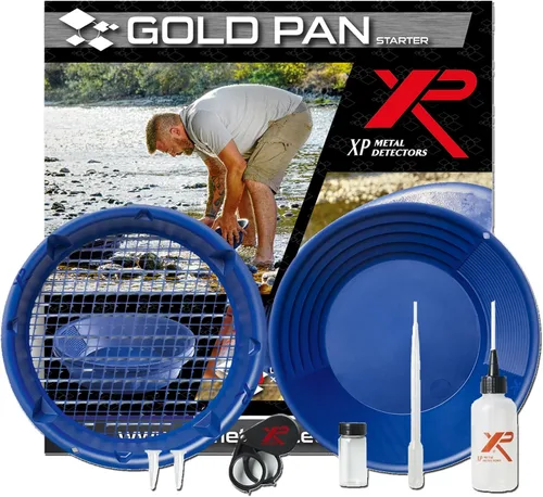 Vista 7 de XP METAL DETECTORS Kit de Batea de oro - Batea de plástico único con desfragmentador de materiales, ideal para prospección de oro - con Kit Batea