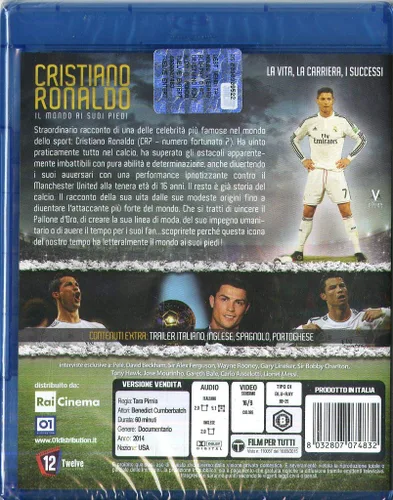 Vista 2 de Cristiano Ronaldo World at His Feet Blu-Ray IMPORT No English version