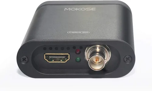 Vista 2 de MOKOSE Tarjeta de captura de video USB3.0 HDMI/SDI para Windows, Linux, OS X (Mac) HD Loop Thru Game Dongle Grabber Device 1080P 60fps UVC Free