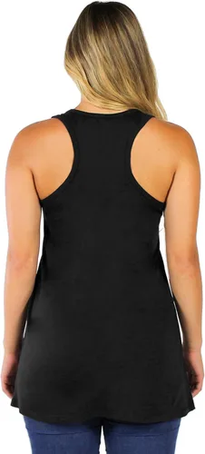 Vista 3 de Greatest Tees Cabana - Camiseta sin mangas para mujer, de algodón suave, de alta calidad, espalda cruzada (S-XL)