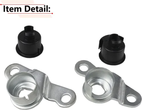 Vista 5 de RLB-HILON Cuerpo de bisagra de portón trasero montado con bujes compatible con Nissan Frontier 2005 a 2018 Año, para 93471-ZP50A 93470-ZP50A