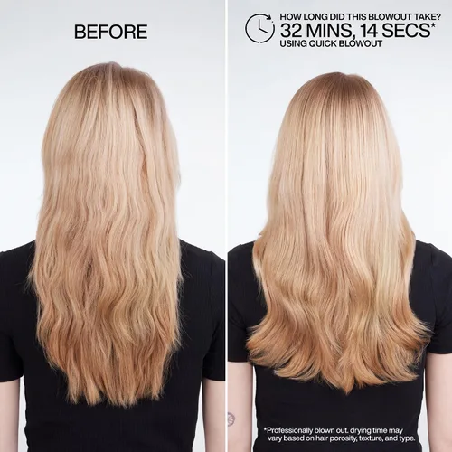 Vista 3 de Redken Spray Protector Térmico para Secado Rápido para Todos los Tipos de Cabello - Suaviza y Añade Brillo, Primer Ligero para Peinar con Protección