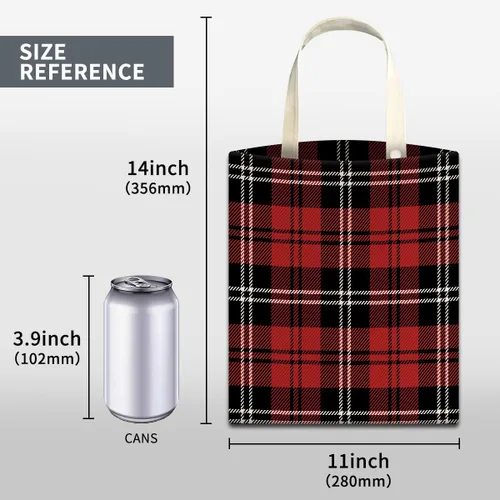 Vista 5 de Basurero para automóvil, organizador colgante y bolsa de almacenamiento, papelera para vehículo, viajes, camping, tablero de ajedrez negro y rojo