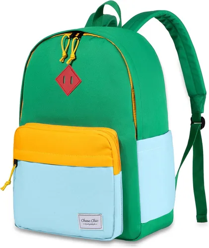 Vista 10 de Chase Chic Mochila infantil para niñas – Mochilas escolares de 17 pulgadas para niños pequeños para niños de 6 a 12 años – Bolsa de libros