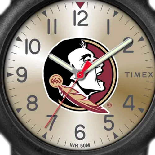 Vista 2 de Timex Reloj unisex Collegiate Recruit de 1.496 in - Tennessee Volunteers con correa de tela negra