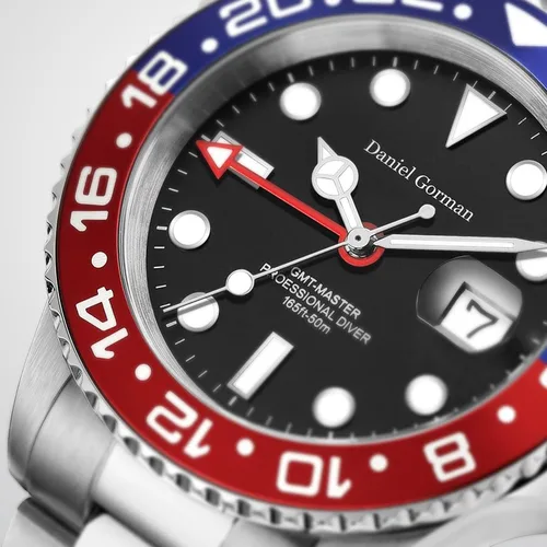 Vista 3 de DANIEL GORMAN Specialty - Correa de reloj de cuarzo para cronógrafo con 164.0ft impermeable, 4 manecillas de reloj, a prueba de golpes, perfecto