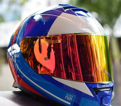 Vista 4 de para LS2 Helmets - Casco integral Rapid Street con visera tintada, protección UV, antiarañazos (Estilo 3)