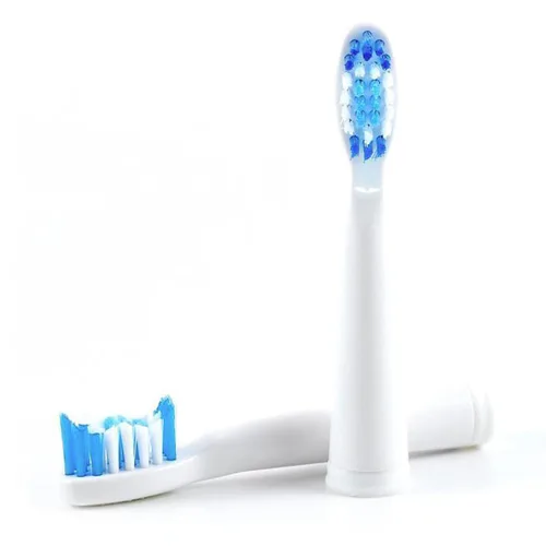 Vista 4 de Cepillo de dientes eléctrico Pop Sonic (burbuja azul) + paquete adicional – Cepillos de dientes de viaje con batería AAA Cepillos de dientes