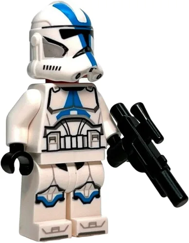 Vista 2 de NA2 Lego Star Wars 501st Legion Clone Trooper Minifigura /w Blaster de 75280 1 figura solamente