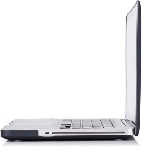 Vista 6 de RUBAN Funda compatible con MacBook Pro de 13 pulgadas 2012 2011 2010 2009 versión A1278, carcasa rígida de plástico y cubierta de teclado para Negro