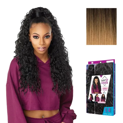Vista 10 de Sensationnel Instant Updown Halfwig Pony-Iud 2, 1 JETBLACK