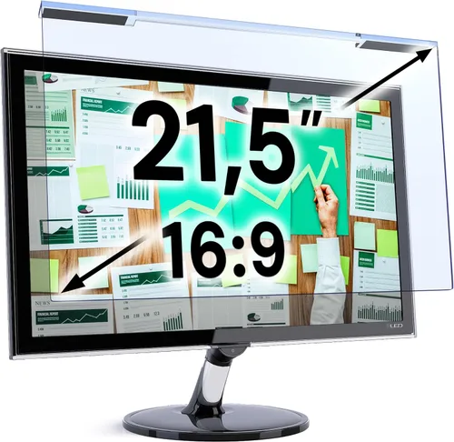 Vista 31 de VINTEZ Panel protector de pantalla de bloqueo de luz azul de 14 pulgadas para monitor de computadora y portátil de pantalla ancha 16:9 – Película