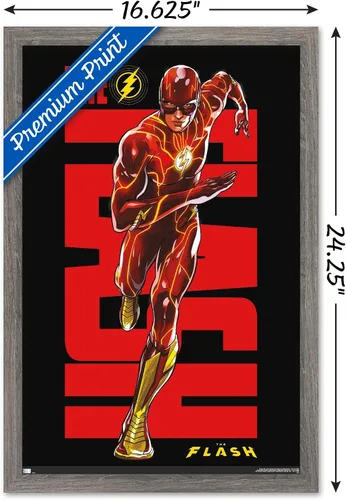 Vista 3 de Trends International DC Comics Movie The Flash - Póster de pared de Barry Allen