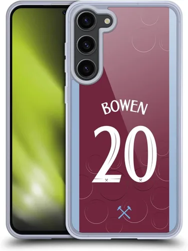 Vista 69 de Head Case Designs Officially Licensed West Ham United FC James Ward-Prowse 2023/24 Players Home Kit Gel Case [Military Grade Protection] Compatible