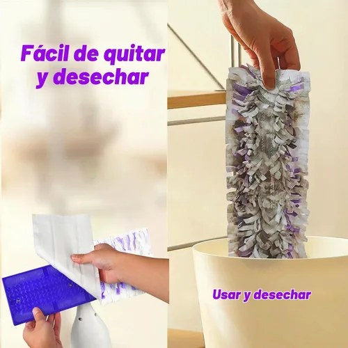 Vista 6 de Paquete de 60 almohadillas de repuesto para mopa eléctrica Swiffer PowerMop