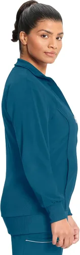 Vista 58 de Infinity by Cherokee 2391A - Chaquetas médicas con cremallera frontal para mujer, tela elástica en 4 direcciones