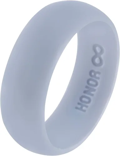 Vista 16 de Anillo de Eternidad Honor Anillo de Silicona para Hombre Banda de Boda