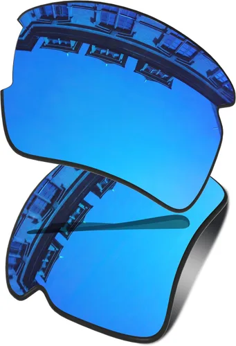 Vista 9 de Polarized Lenses Replacement for Oakley Flak 2.0 XL OO9188 59mm Abrigo de espejo negro polarizado