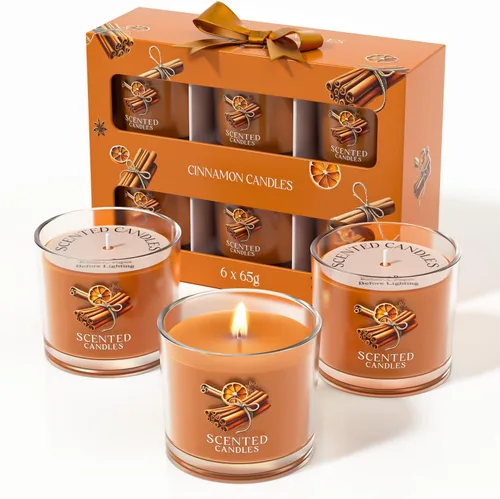 Vista 13 de CHILLFLAME Velas perfumadas de regalo para mujer, juego de regalo de velas para ella, 6 velas votivas perfumadas, regalos de cumpleaños