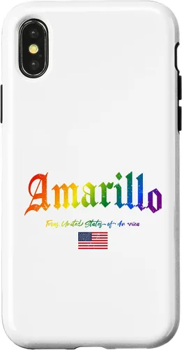Vista 5 de iPhone 16 Amarillo Gothic Design Lgbtqai+ rainbow Version Case