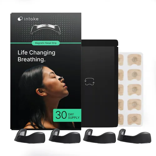 Vista 12 de Intake Breathing Kit de iniciación de tira nasal, aumenta ingreso de oxígeno, reduce los ronquidos, mejora la calidad del sueño, resistente al Negro