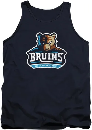 Vista 2 de Bob Jones University Official Distressed Primary Logo Unisex Adult Tank Top