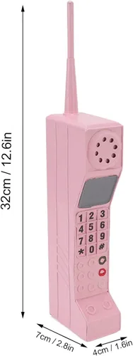 Vista 6 de Adorno para teléfono celular, adorno de ladrillo de los años 80 y 90, modelo retro de teléfono celular, accesorios fotográficos de simulación