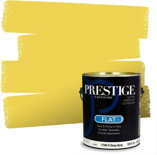 Vista 166 de PRESTIGE Pinturas de pintura exterior e imprimación en uno, 1 galón, plano, combinación comparable de Benjamin Moore* Pila de heno