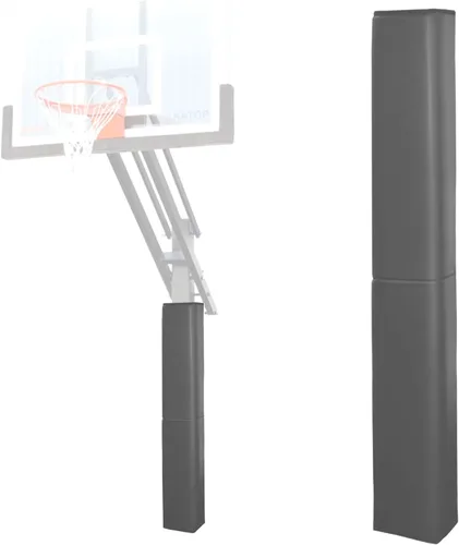 Vista 15 de Katop Almohadilla cuadrada para bastón de baloncesto, acolchado de poste protector resistente para poste de 5 x 5 pulgadas, poste y base de 6 x 6