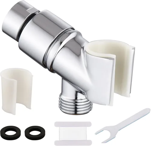 Vista 9 de Adaptador de Codo para Cabezal de Ducha, Adaptador de Codo para Brazo de Ducha para Duchas de Mano y Duchas Montadas en Pared, Extensión de Brazo