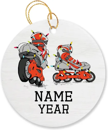 Vista 35 de Adorno de Navidad personalizado con tiro con arco, adorno de Navidad con arco de tiro con arco 2024, regalos de adorno de Navidad de tiro con arco