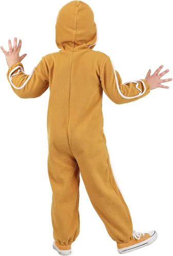 Vista 2 de Disfraz de hombre de jengibre a juego para niños y adultos, overol de manga larga con capucha para Navidad, cosplay, fiesta de disfraces