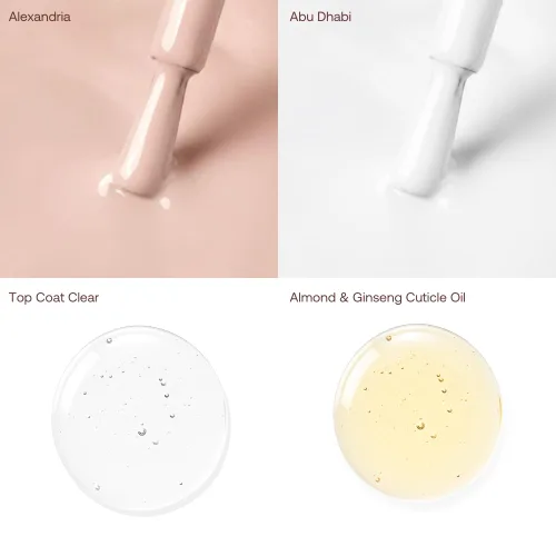 Vista 2 de 786 Cosmetics - Juego de 4 piezas: esmalte de uñas transpirable, vegano, libre de crueldad, saludable, halal, de secado rápido