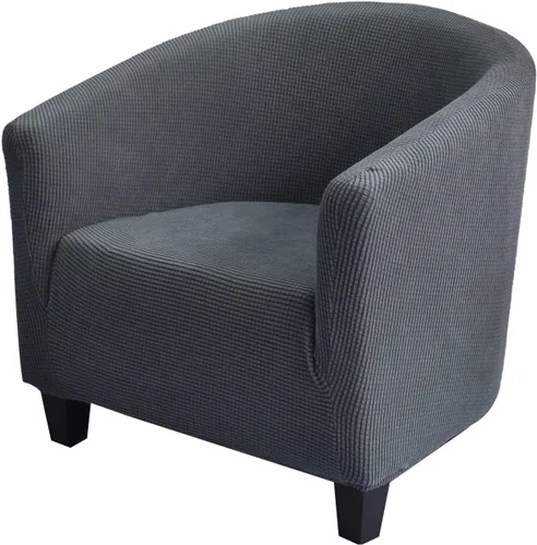 Vista 14 de NILUOH - Funda elástica para silla de club, cubierta elástica para silla de bañera, fundas para silla de barril, fundas para sillón, cubierta para 01