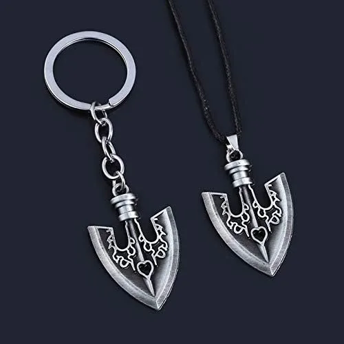 Vista 7 de FunBoat JJBA JoJo - Llavero de flecha Jotaro Joseph Josuke Cosplay Anime Charm Regalos para niños, niñas, adolescentes, mujeres y hombres