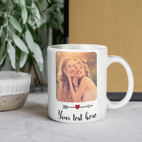 Vista 4 de Taza de café personalizada para mejor amiga para mujer, taza personalizada con imagen, texto, nombre, tazas de la amistad, regalo para mejores