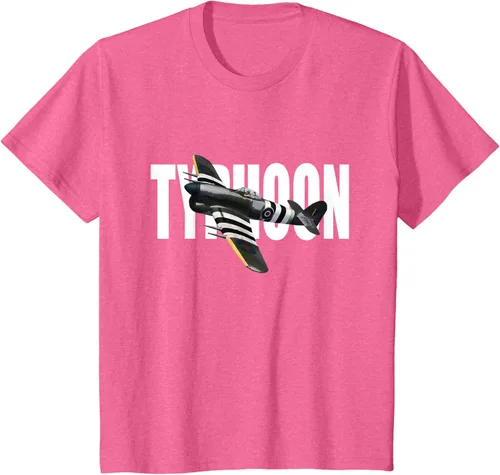 Vista 39 de RAF Hawker Typhoon WW2 Fighter Aircraft T-Shirt