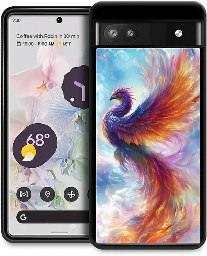 Vista 109 de Compatible con Google Pixel 4A 5G Mobile Case Creative Acrylic Back Panel Silicona Edge Case Slim Protección Especialmente para Google Pixel 4A 5G