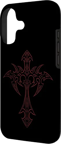 Vista 2 de Y2k Mall Goth Grunge Aesthetic Gothic Cross Case for iPhone 17